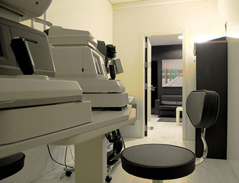 sala de exames optométricos